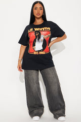 Lil Wayne 1982 Oversized Tee - Black