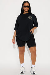 Feeling Fearless Butterfly Washed Tee - Black