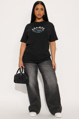 Champs 88 Flames Front And Back Graphic Tee - Black