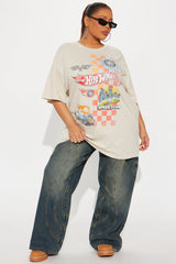 Hot Wheels For Life Tshirt - Cream