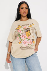 Loyalty Always Blessed Tee  - Sand