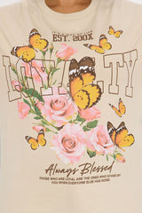 Loyalty Always Blessed Tee  - Sand