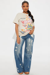 Hot Wheels For Life Tshirt - Cream