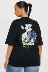 Beautiful Disaster Tee - Black