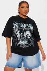 Sinners Club Tee - Black