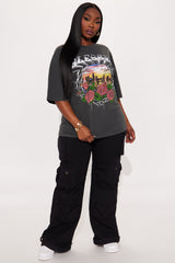 Blessed City Washed Tee - Black Wash