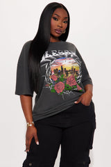 Blessed City Washed Tee - Black Wash