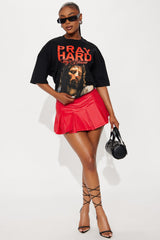 Pray Hard Tee - Black