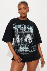 Sinners Club Tee - Black