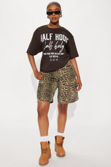 Half Hood Half Holy Tee  - Chocolate