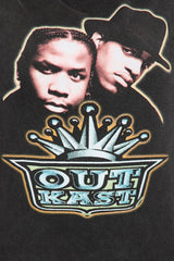 Outkast Washed Front and Back Tee - Black