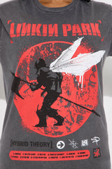 Linkin Park Washed Tee - Charcoal