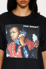 Too Short Cell Oversized Tee - Black