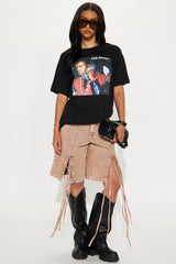Too Short Cell Oversized Tee - Black