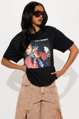 Too Short Cell Oversized Tee - Black
