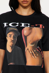 Ice T Pusher Oversized Tee - Black