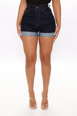 Carter Denim Shorts - Dark Denim
