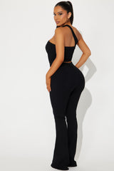 Valencia Snatched Pant Set - Black