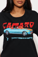 Camaro Multi Hit Oversized Tee - Black