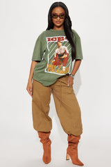 What You Wanna Do ICE T Graphic Tee - Olive