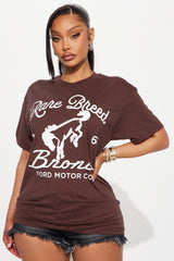 Ford Rare Breed Bronco Oversized Tee - Brown