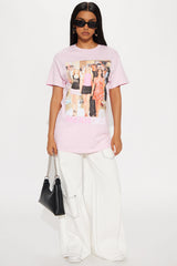 Mean Girls Oversized Tee - Pink