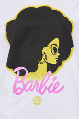 Barbie Gold Era x Cross Colours Oversized Tee - White