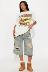 Camaro Desert Oversized Tee - Natural