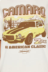 Camaro Desert Oversized Tee - Natural