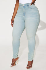 History In The Making Stretch Shaping Skinny Jeans - Vintage Wash