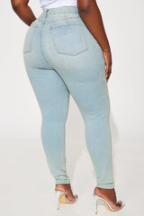 History In The Making Stretch Shaping Skinny Jeans - Vintage Wash