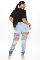 Cheap Thriller High Rise Jeans - Blue