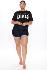 Carter Denim Shorts - Dark Denim