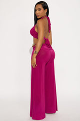 Dancefloor Diva Pant Set - Magenta
