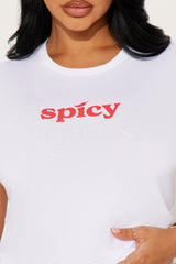 Spicy Mami Graphic Tee - White