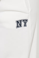 Upper East Side New York Wide Leg Pant - White