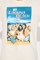 Laguna Beach Oversized Tee - Natural
