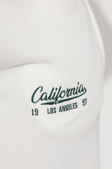 California Dreaming Athletic Wide Leg Pant - White