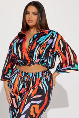 Full Of Color Pant Set - Multi Color