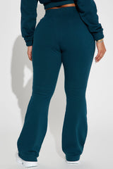 Give It Away Lounge Flare Pant - Hunter