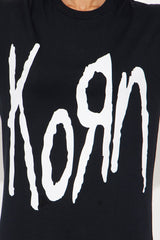 Korn Logo Tee - Black