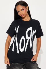Korn Logo Tee - Black