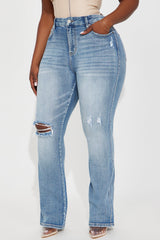 No Comparison Stretch Bootcut Jeans - Medium Wash
