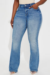 Winnie Stretch Bootcut Jeans - Medium Wash
