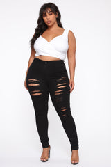 Tris Skinny Jeans - Black