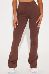 Adriana Flare Pant - Chocolate