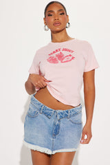 Berry Juicy Graphic Tee - Pink
