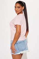 Berry Juicy Graphic Tee - Pink