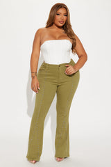Lovesick Flare Pant - Sage