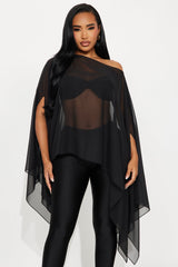 See Through Me 3 Piece Pant Set - Black